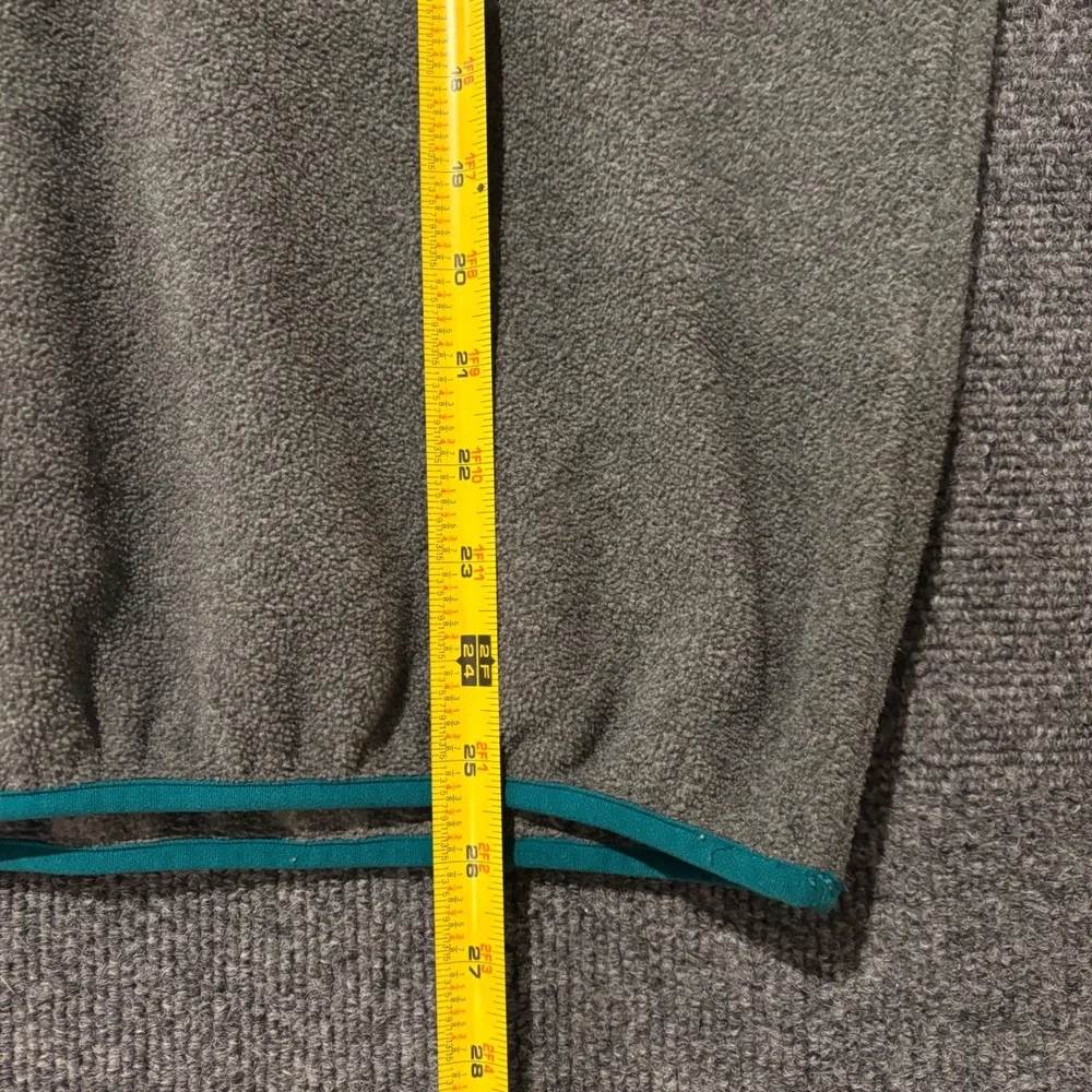 Patagonia Synchilla Snap-T Fleece Pullover Grey Teal Mens Small
